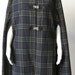 1950s Navy Plaid Amana Wool Cape