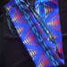 PENDLETON Native Flute Whistle Shakuhachi Drumstick Bag Pennywhistle Case - Peco's Pattern - Blue