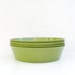 Green Melamine Snack Bowls, Set of 4