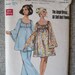 Vintage 1960s Smocked Tent Dress/ Top & Flared Pants Butterick Pattern 5225 Size 10