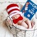 Download PDF crochet pattern 039 - Top hat and bow (tie), Cat in the hat - Sizes newborn and 0-3mo