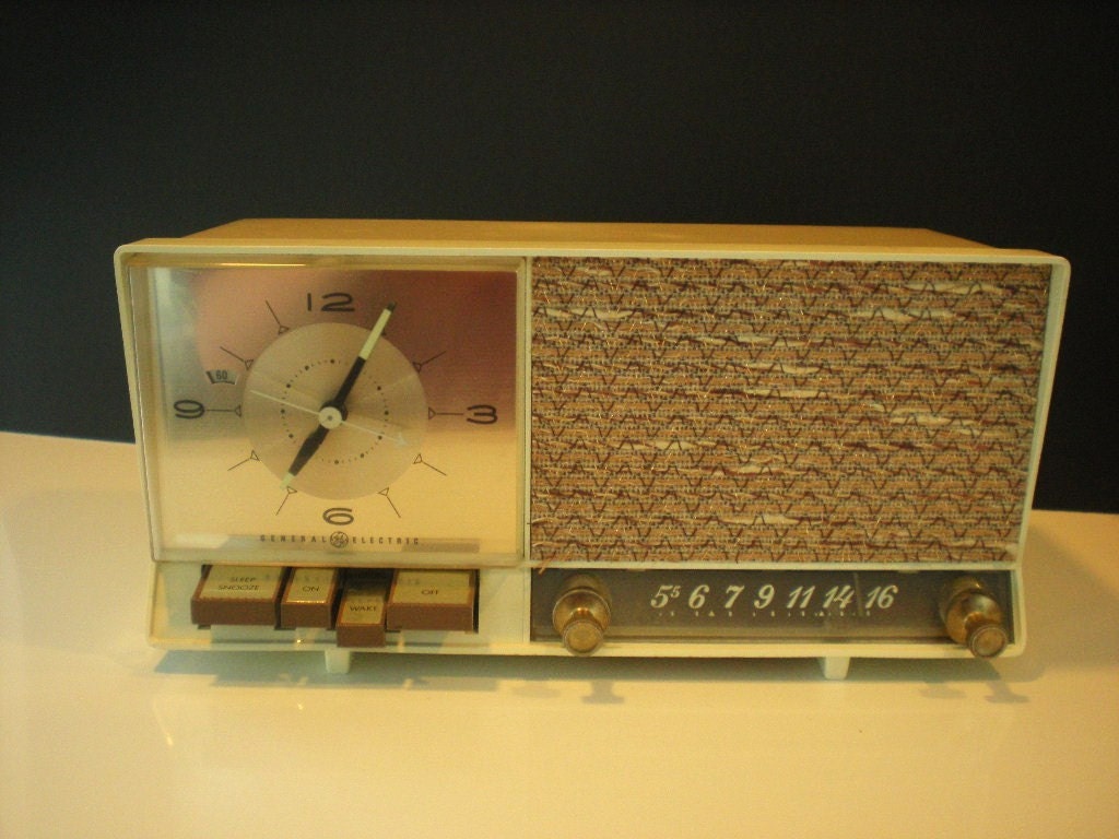 ge tube clock radio