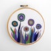 Embroidered Flower Garden in Rainbow Colors 5 inch Embroidery Hoop Wall Art by SometimesISwirl