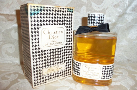 Vintage 1950s Christian Dior Eau De Cologne Miss Dior SALE