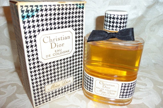 Vintage 1950s Christian Dior Eau De Cologne Miss Dior SALE