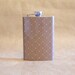 Girly Flask on Sale Brown with Pink Pin Dots Stainless Steel Gift Flask