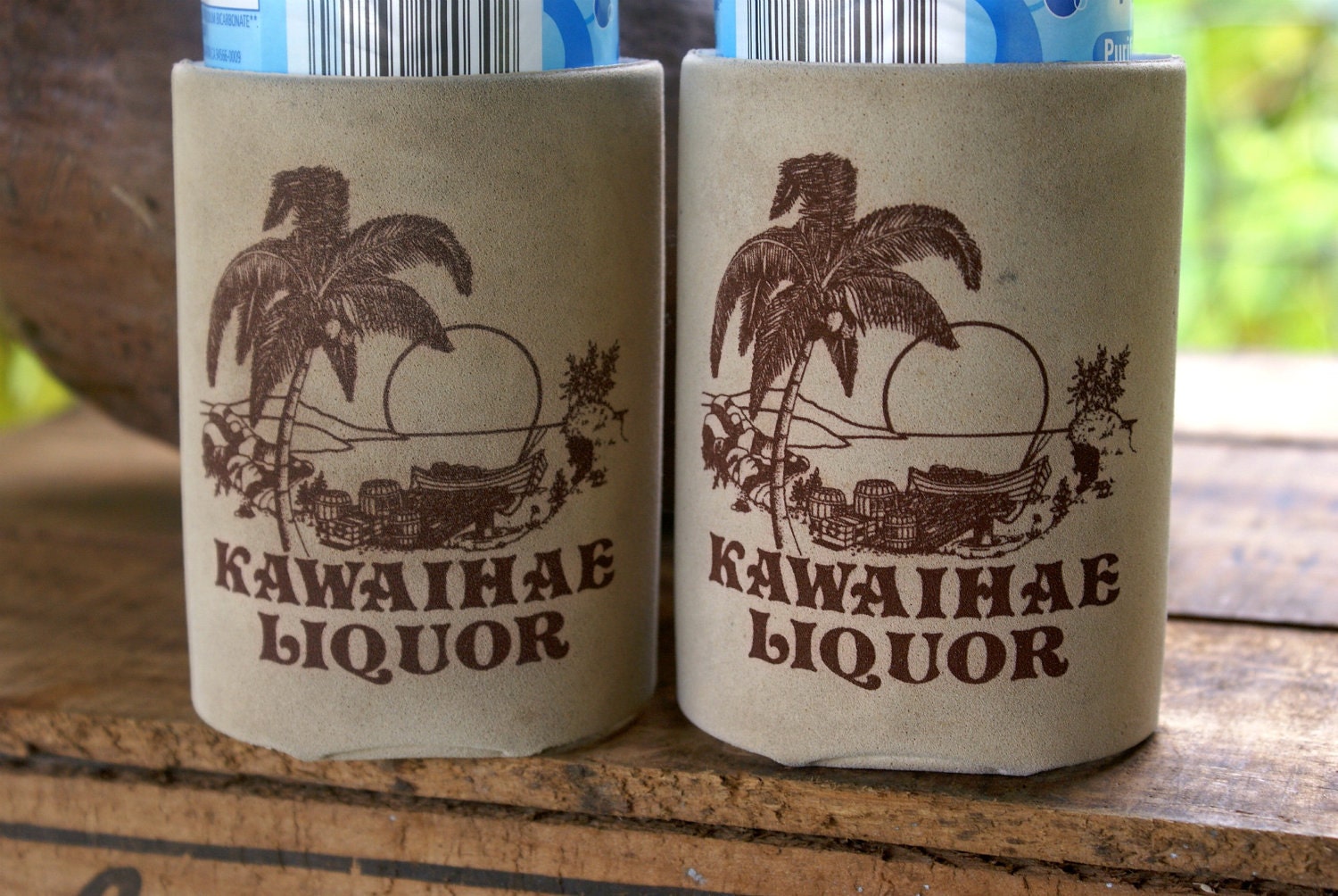 Beer Koozie Hawaii Vintage