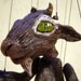Brown Goat Marionette, hand-made, OOAK