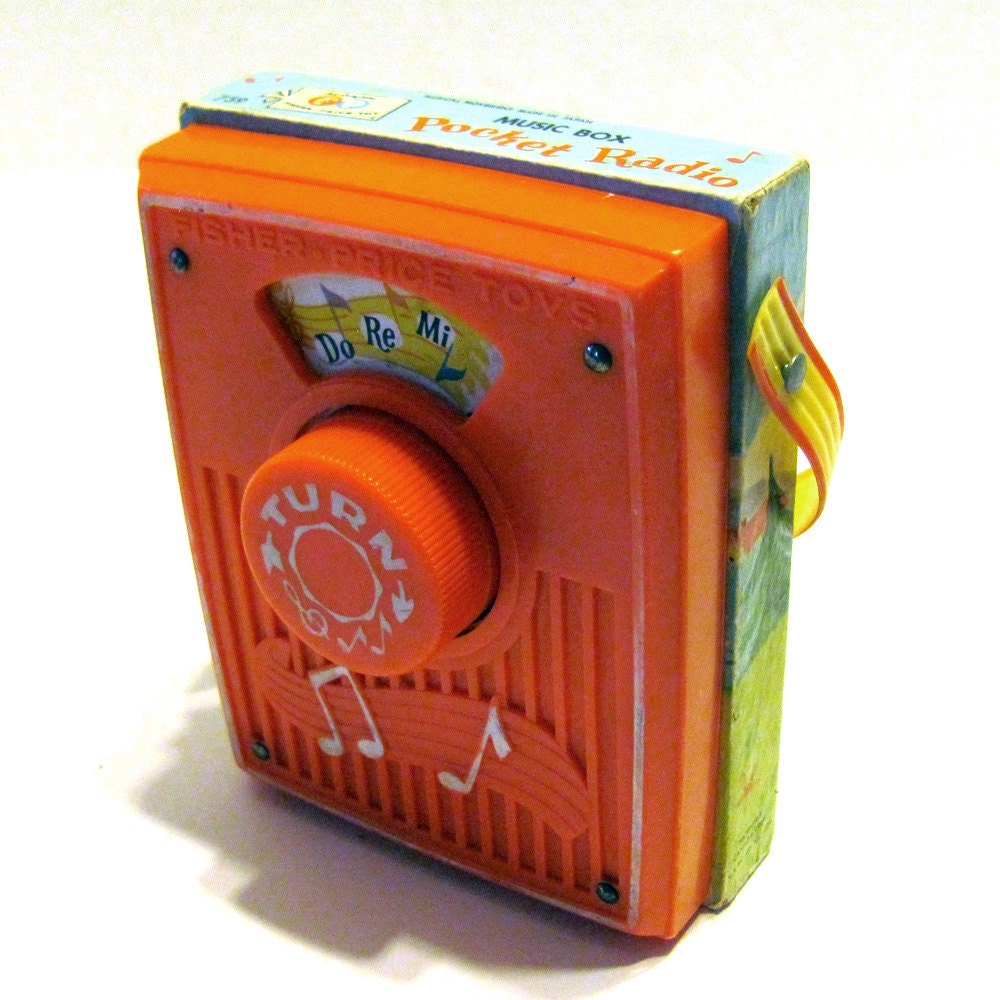 fisher price radio vintage