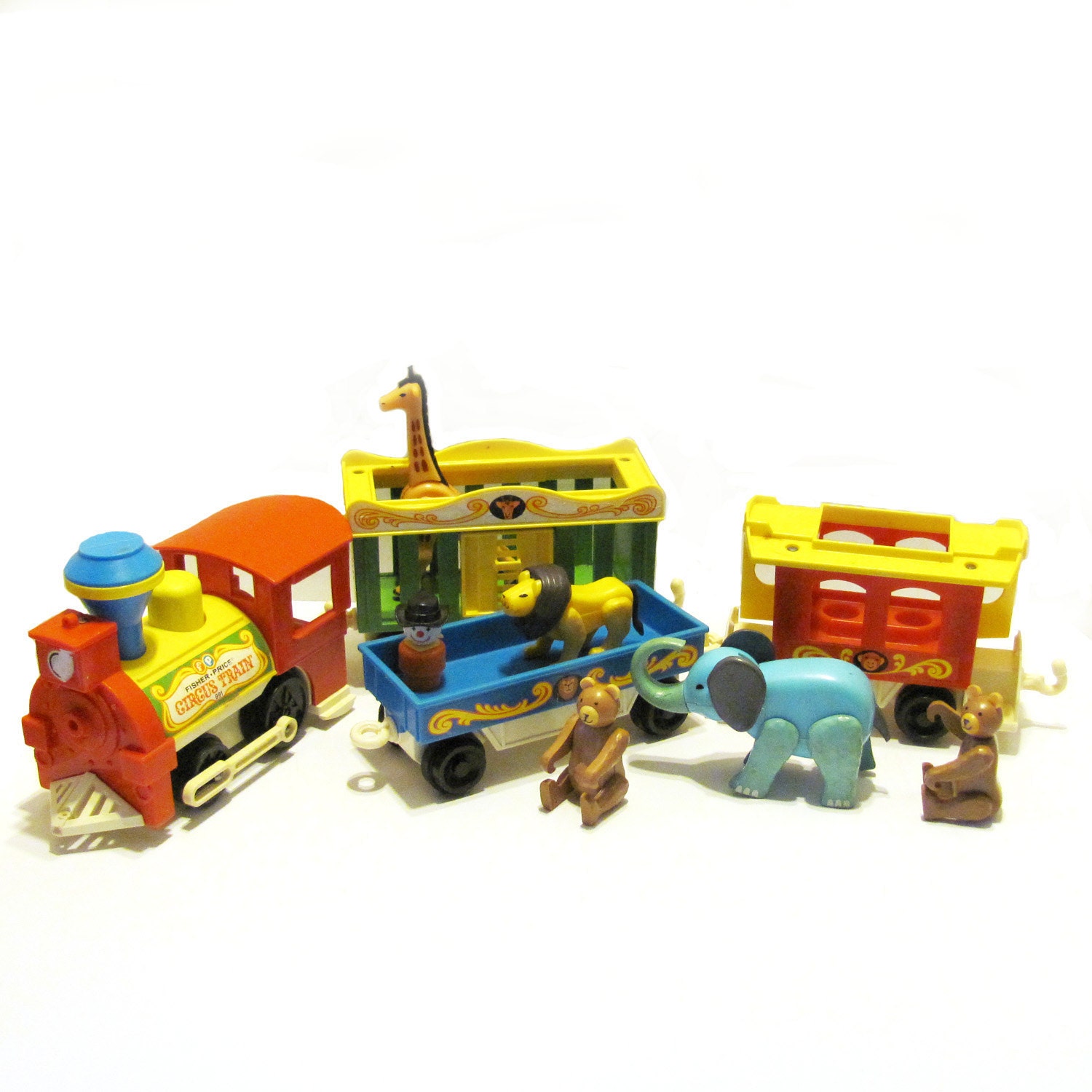 fisher price circus train 1970s