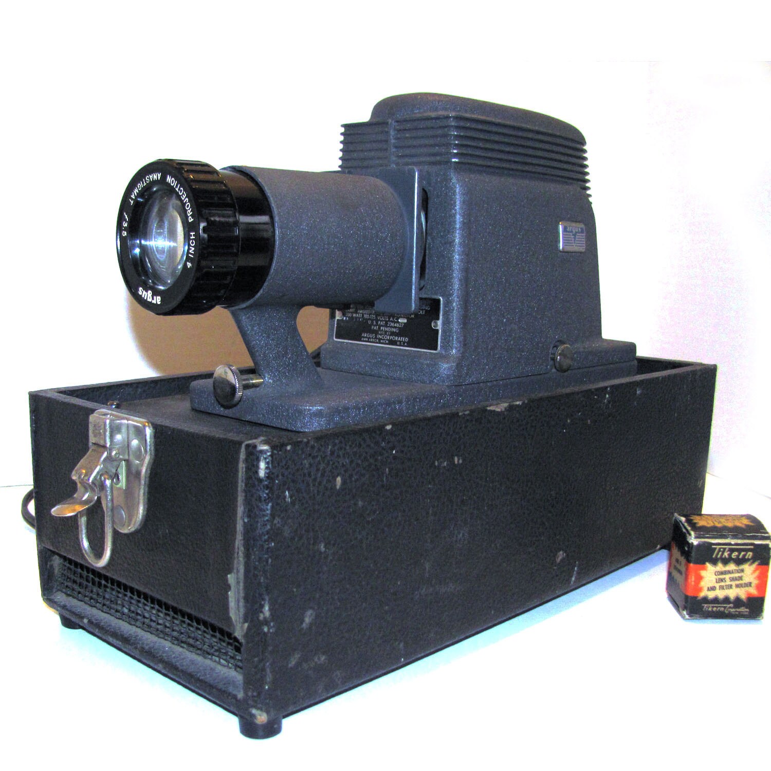 Mid Century argus slide projector with case by stashanew on Etsy