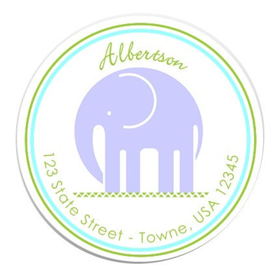 Mod Safari Elephant Stickers Il_570xn