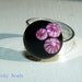 Handmade Lampwork Interchangeable Ring Topper Creeky Beads SRA