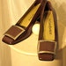 YSL Vintage Shoe of Italian Leather 70s - Size 6 1/2 M