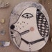 My sailor dog- hand drawn art ceramic tile