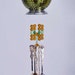 Wind Chime - Mini Colander With Gold Tone Spoons (Free Shipping)