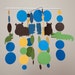 Zoo Animals Mobile - Elephant, Giraffe, Alligator, Hippo
