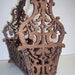 Classic wood basket for letters