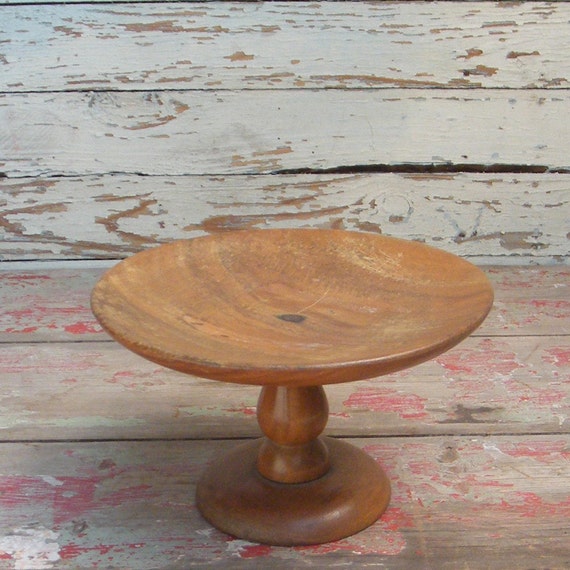 vintage Wooden cake Stand