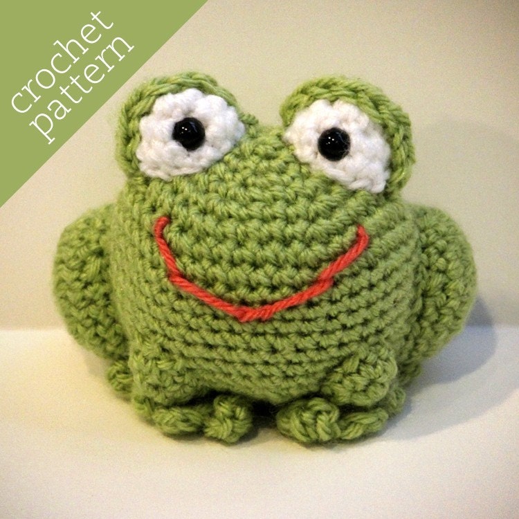 Crochet Pattern Pdf Amigurumi Funny Frog Pal