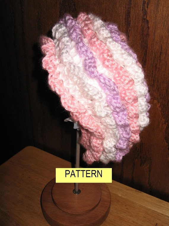 Crochet Pattern / FLOWER PETAL BABY Hat by CROCHETBYMELISSA