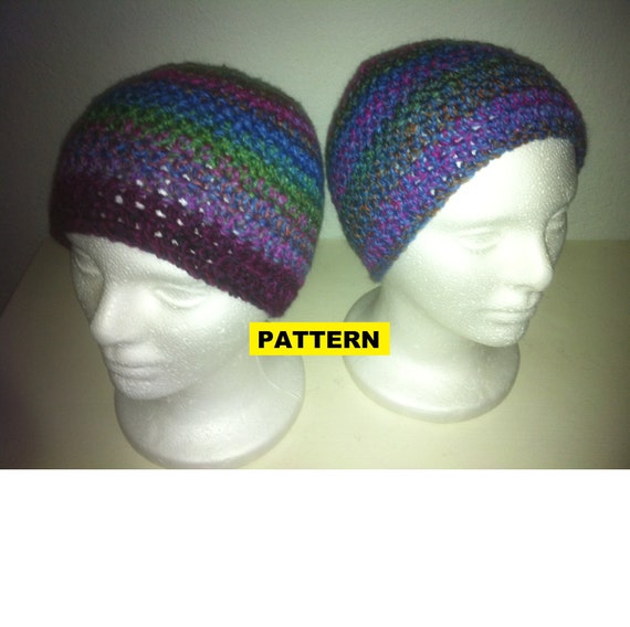 Crochet Pattern Super SIMPLE SKULLY CAP by CROCHETBYMELISSA