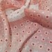 Beautiful Small Red White SIlk Pocket Scarf - 16 x 16 Square