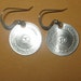 Authentic Sol Argentina Sun Face Coin Earrings