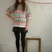 Vintage Aztec Knit Jumper Size S/M