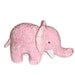 Pink Elephant Stuffed Animal Toy - Shabby Cottage Chic - Baby Shower Gift - Malibu Quilts - Ready to Ship