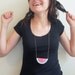 Crocheted Watermelon Necklace