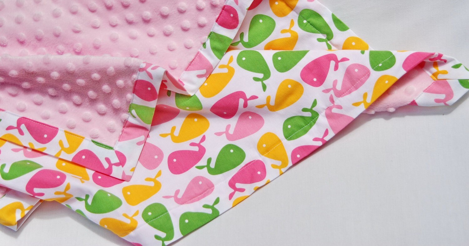 The Boco Stroller Size Minky Baby Blanket Urban by BocoBaby