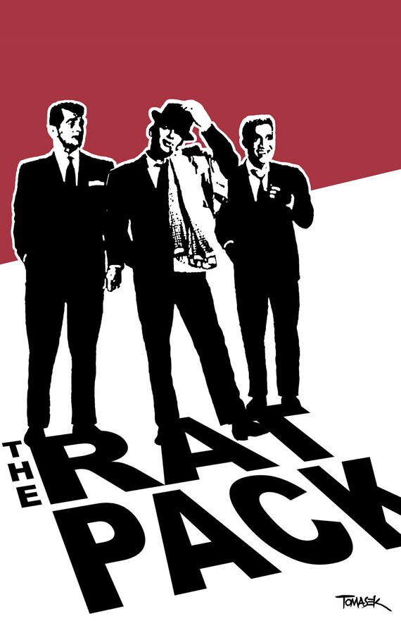 Items similar to The Rat Pack print on Etsy