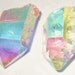 RESERVED for Maggie -- Stardust Studs -- Angel Aura Quartz Points
