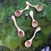 Wooden Coffee Scoop Handmade from Apricot Wood