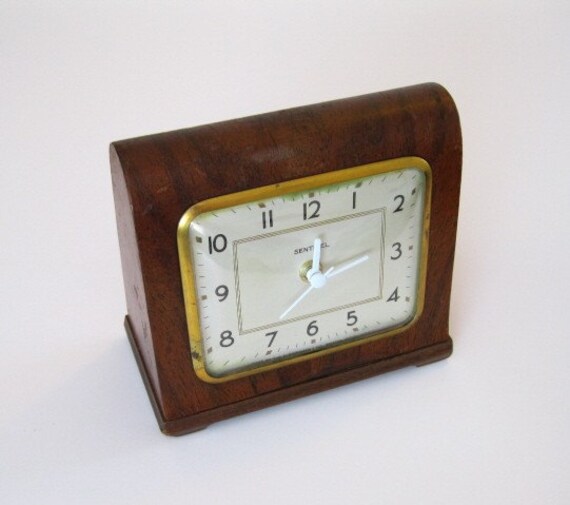 Items similar to Wooden Table Clock Large on Etsy