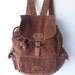 Vintage Chocolate Leather Backpack