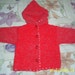 Sale.Red hooded jacket.