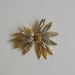 Vintage Brooch Pin Gold and Silver Fashion Collectible