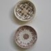 Antique Brown Transferware Butter Pats Lahore and Tournay Boote Staffordshire England Victorian Collectible 1880 and 1899