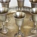Brass Cordial Set with Tray