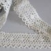 Hand Crocheted Lace Triim Natural Color One Yard