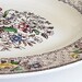 Vintage Serving Platter, Antique English China, Brown Transferware Plate, Shabby Chic Home Deco