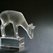 lalique deer figurine