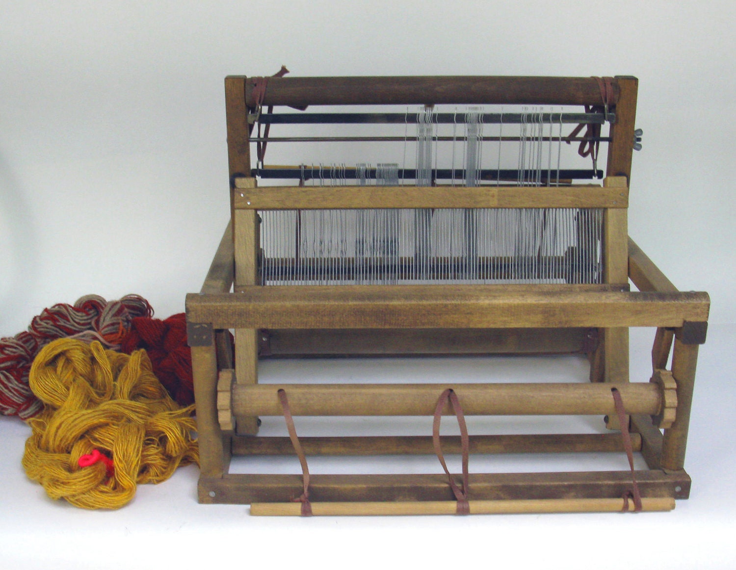 Antique Peacock Table Loom made by the Handcrafters Waupun