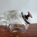 Vintage Glass Cannister Jar with chrome lid
