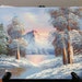 Original Oil by G. Whitman, vintage canvas on wood frame painting