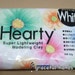 SUPERVALUE - LIMITED QUANTITY - White Super Lightweight Modelling Clay 50g - Japanese Hearty Brand - Air Dry Paper Clay