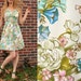 Vintage 70s SPRING FLOWERS Floral MINI Dress S