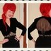 FABULOUS Inky Black Velvet 1950's Style Cropped Bolero Jacket w/ Cut-Out Chiffon Back & Back Waistcincher Laces - VLV - Bad Girl - Size M
